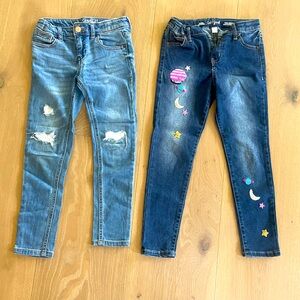 Cat & Jack - like new, size 6, girls jeans - both as one purchase